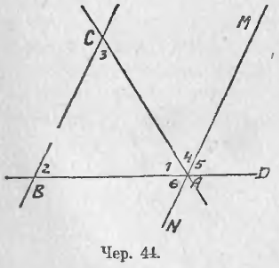 Прямая параллельная стороне треугольника