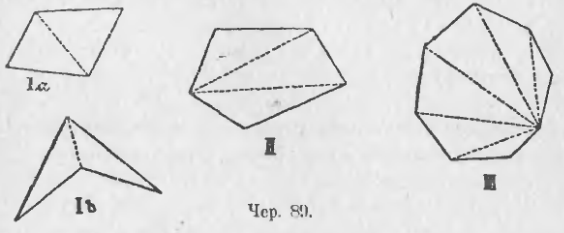 Количество треугольников в многоугольниках