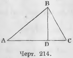 Площадь треугольника по его периметру